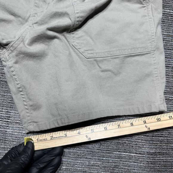 Carhartt Shorts Women's Size 14 REG Khaki Relaxed Fit Work BS5730-W - Picture 6 of 13